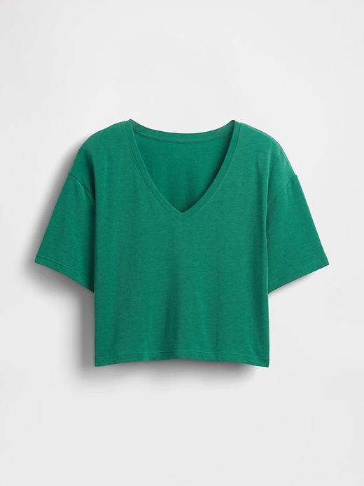 maglietta corta con scollo a v gapfit breathe