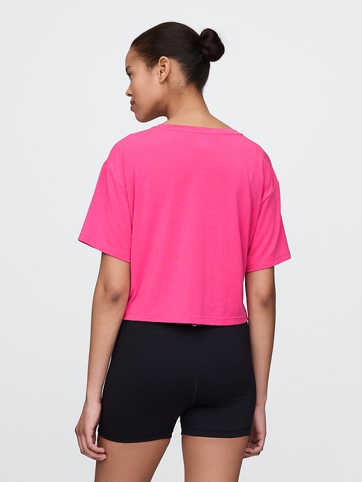 maglietta corta con scollo a v gapfit breathe