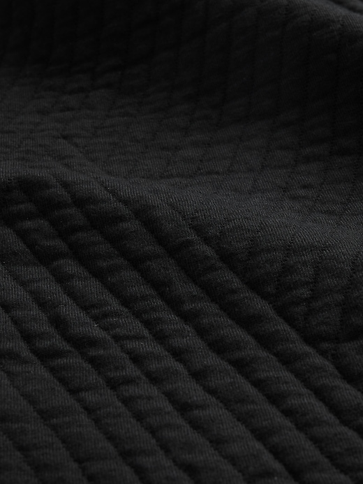 pullover trapuntato jacquard con mezza zip gapfit