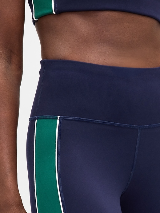 leggings a righe lunghe gapfit high rise power