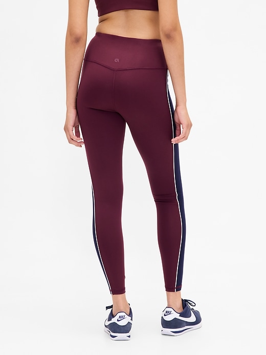 leggings a righe lunghe gapfit high rise power