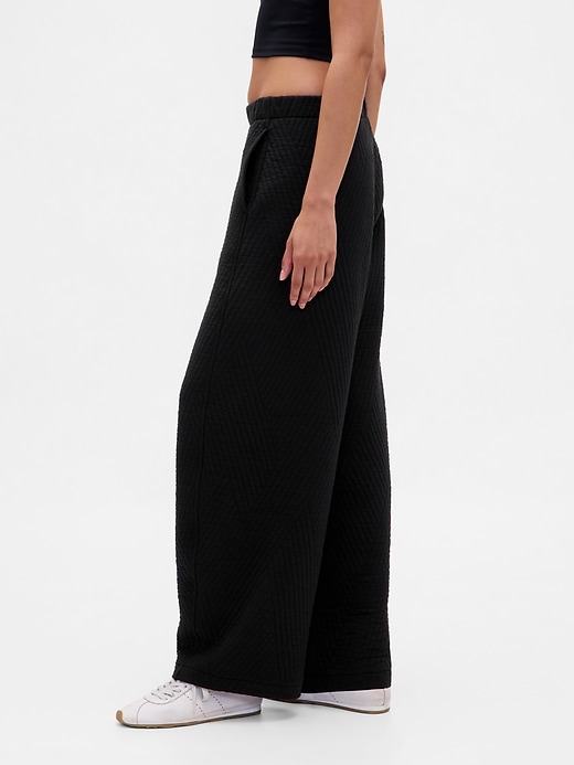 pantaloni a botte trapuntati in jacquard gapfit