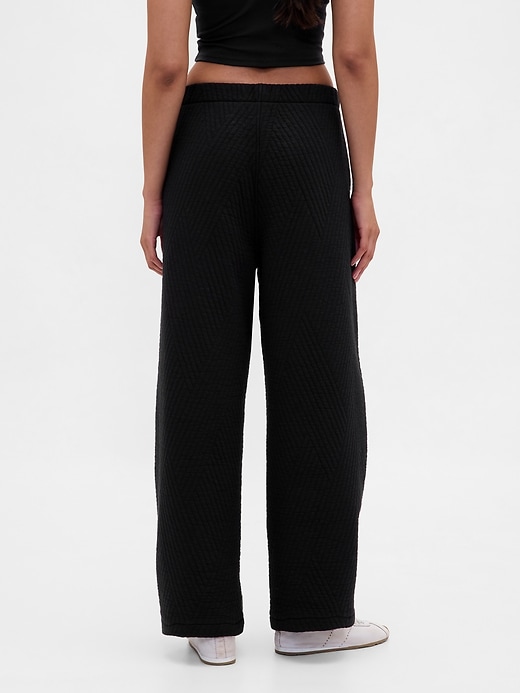 pantaloni a botte trapuntati in jacquard gapfit