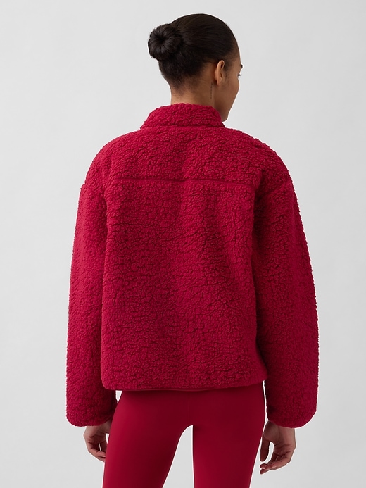 giacca reversibile in sherpa gapfit