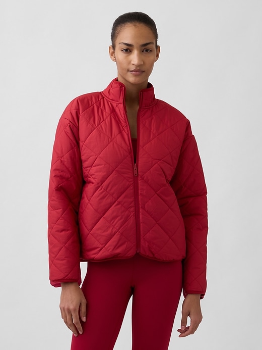 giacca reversibile in sherpa gapfit