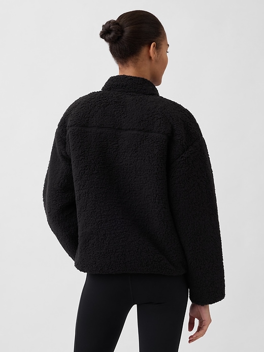 giacca reversibile in sherpa gapfit