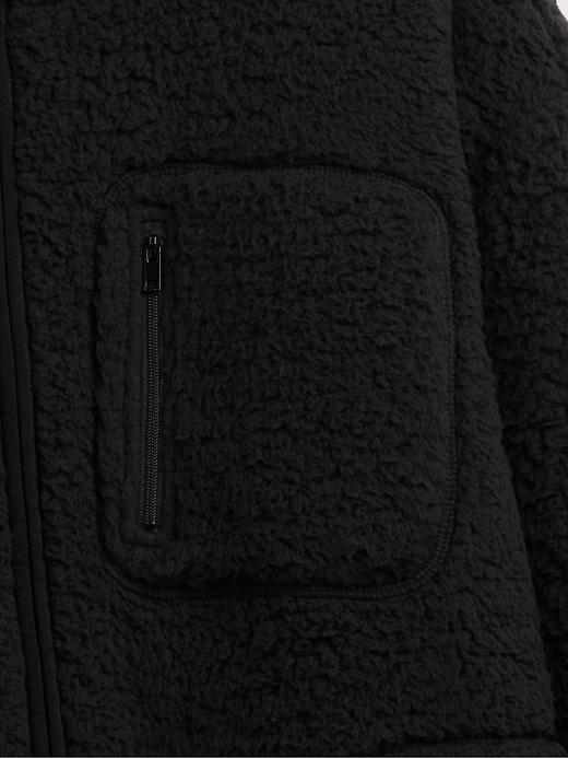 giacca reversibile in sherpa gapfit