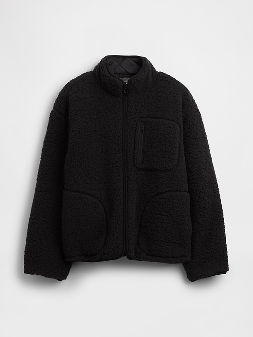 giacca reversibile in sherpa gapfit