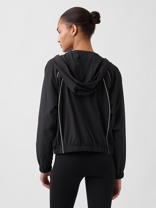 felpa con cappuccio e zip gapfit tech