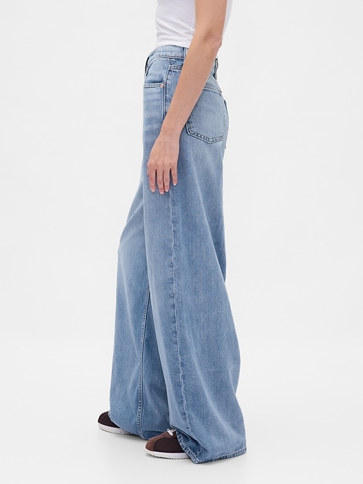 jeans larghi ultra morbidi a vita media