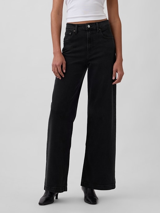 jeans a gamba larga high stride