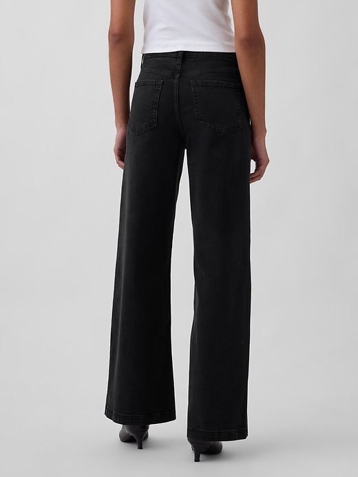 jeans a gamba larga high stride