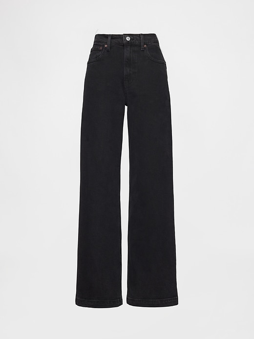 jeans a gamba larga high stride