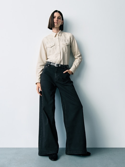 jeans a gamba larga high stride