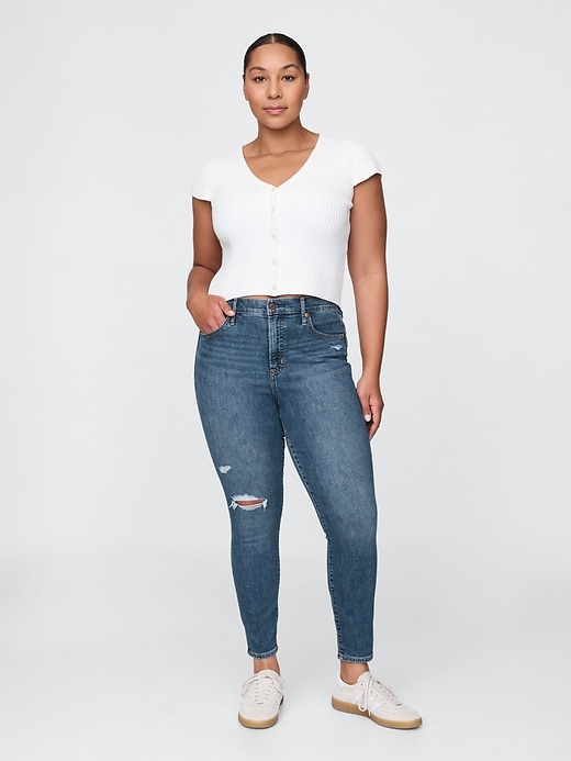 jeans skinny a vita alta