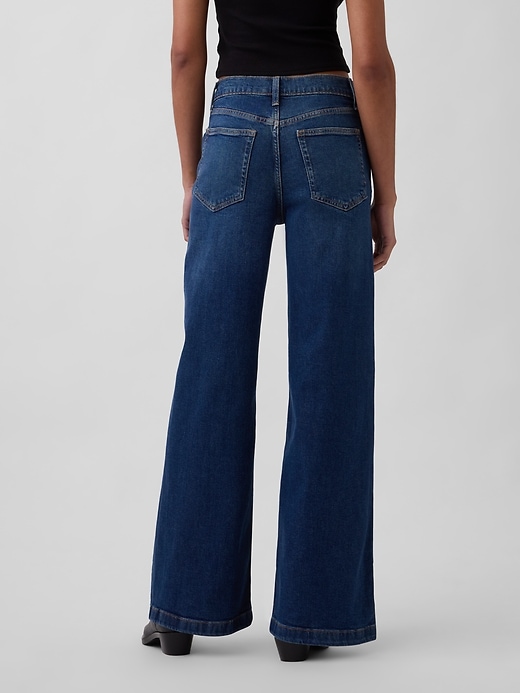 jeans a gamba larga high stride