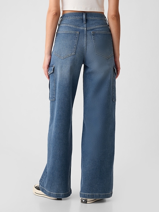 jeans cargo a gamba larga high stride