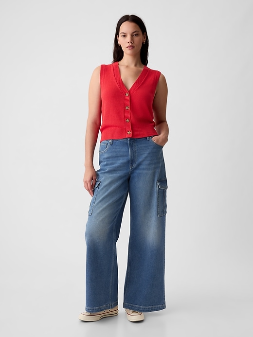 jeans cargo a gamba larga high stride