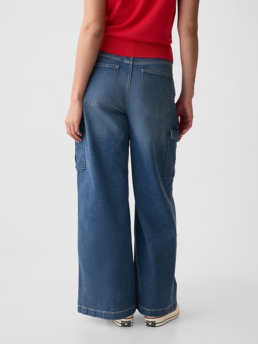 jeans cargo a gamba larga high stride