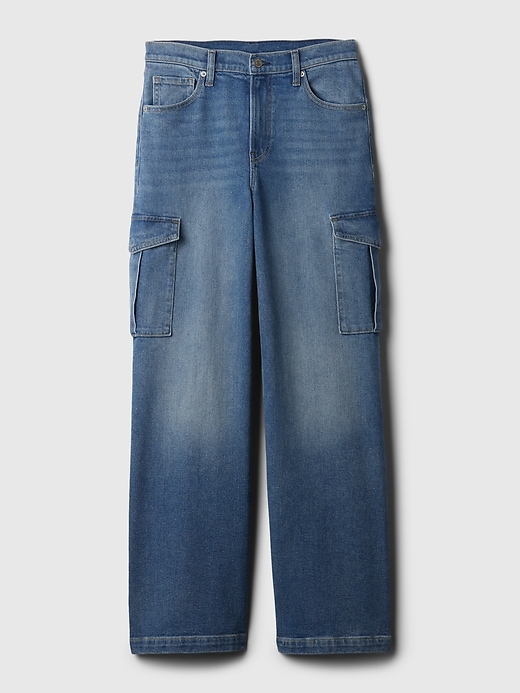 jeans cargo a gamba larga high stride