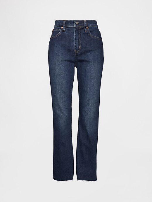 jeans a zampa a vita alta