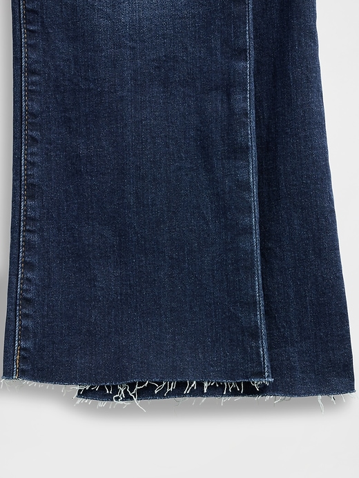 jeans a zampa a vita alta