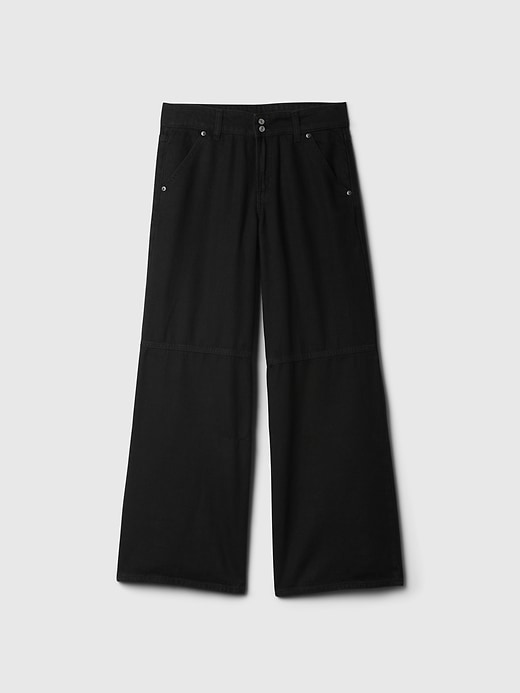 jeans larghi ultra morbidi a vita media