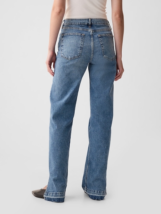 jeans larghi anni 90 a vita media