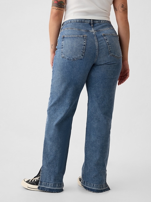 jeans larghi anni 90 a vita media