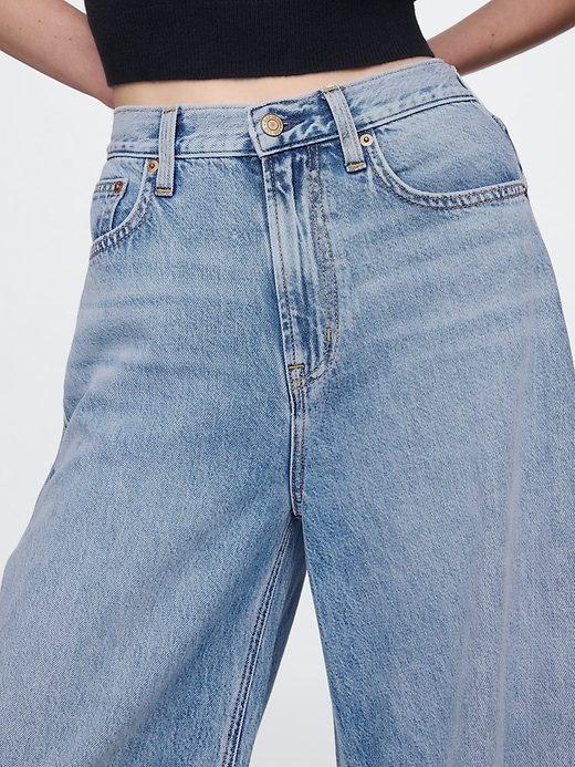 jeans a ferro di cavallo ultra morbidi a vita alta
