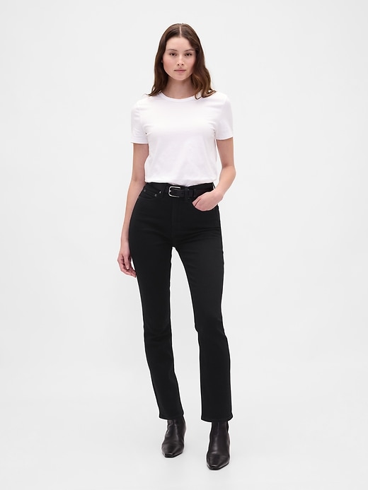 jeans slim vintage a vita alta