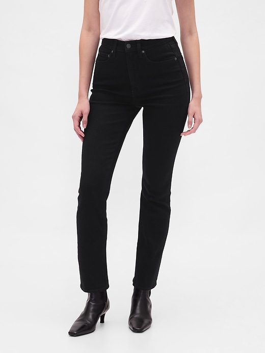 jeans slim vintage a vita alta