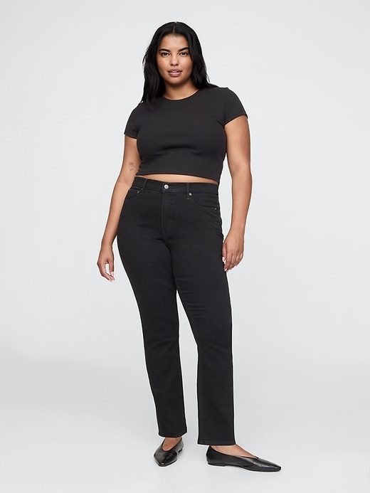 jeans slim vintage a vita alta