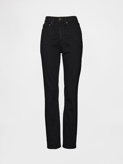 jeans slim vintage a vita alta
