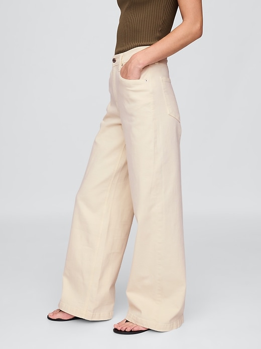 jeans a gamba larga high stride