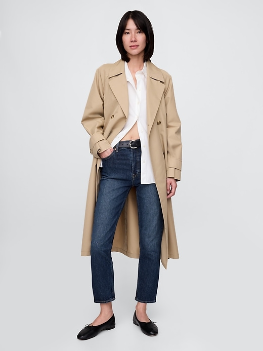 jeans dritti a vita alta