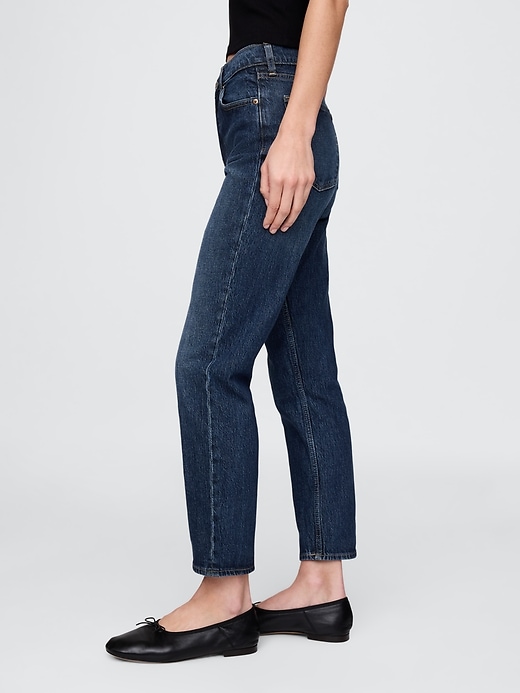 jeans dritti a vita alta