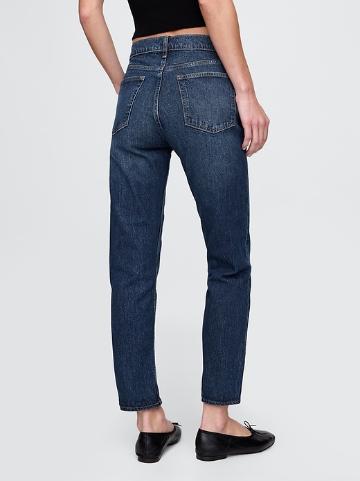 jeans dritti a vita alta