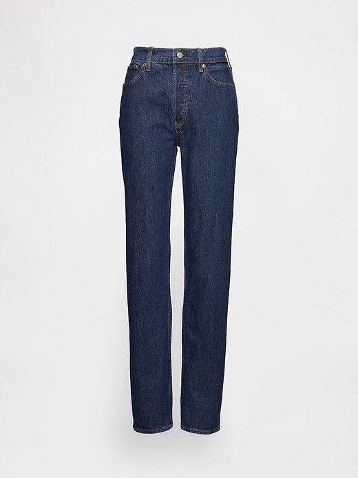 jeans dritti a vita alta