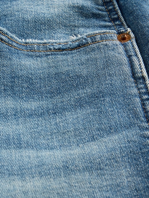 jeans slim vintage a vita alta
