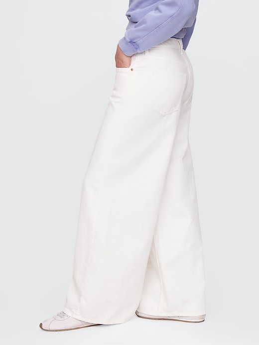 jeans extra larghi a vita bassa