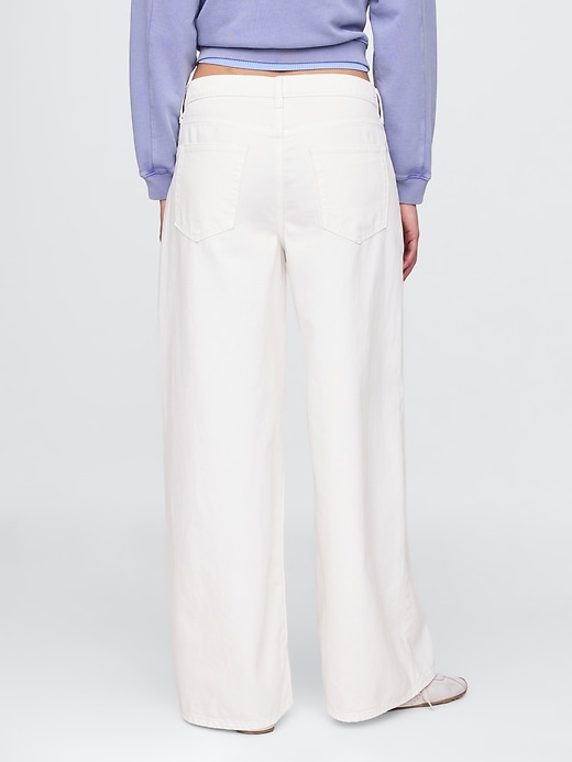 jeans extra larghi a vita bassa