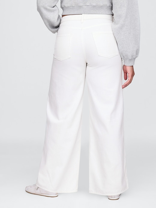 jeans extra larghi a vita bassa