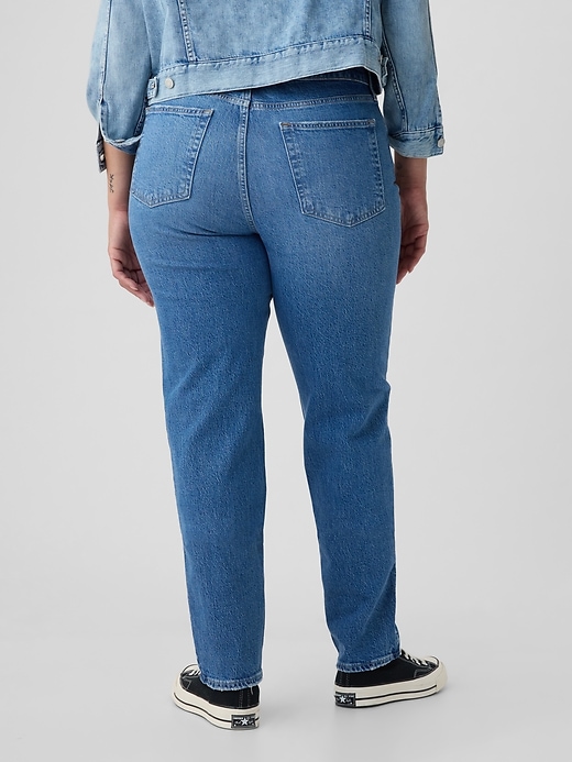 jeans dritti a vita alta