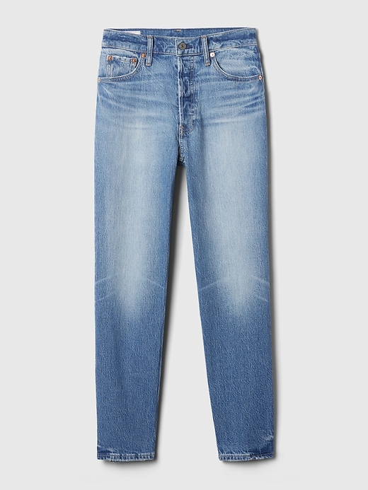 jeans dritti a vita alta
