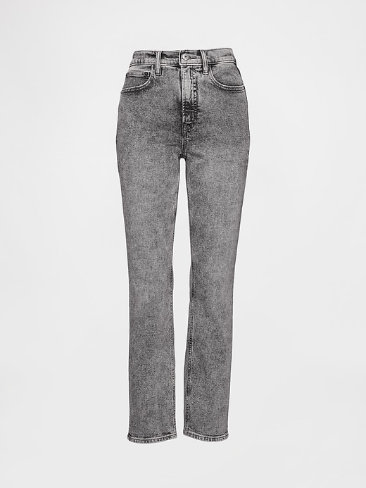 jeans slim vintage a vita alta