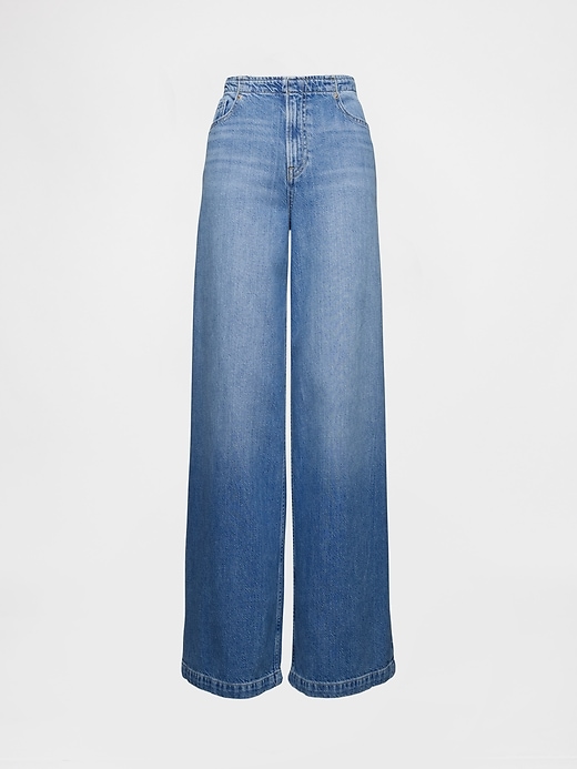 jeans larghi ultra morbidi a vita media