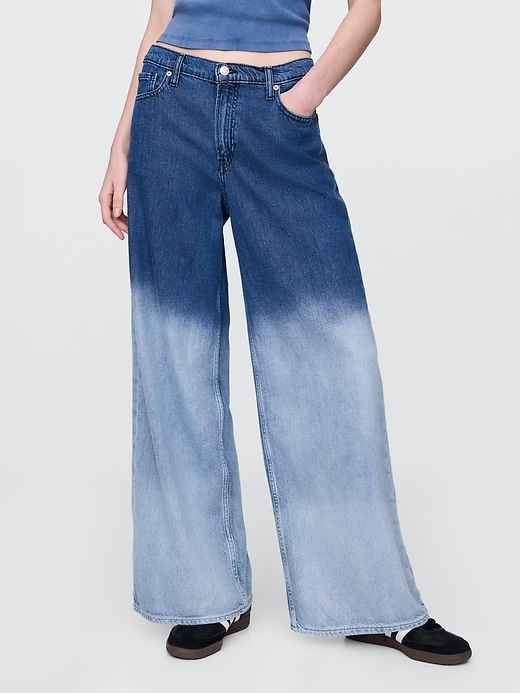 jeans larghi ultra morbidi a vita media