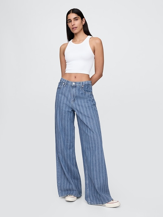 jeans larghi ultra morbidi a vita media