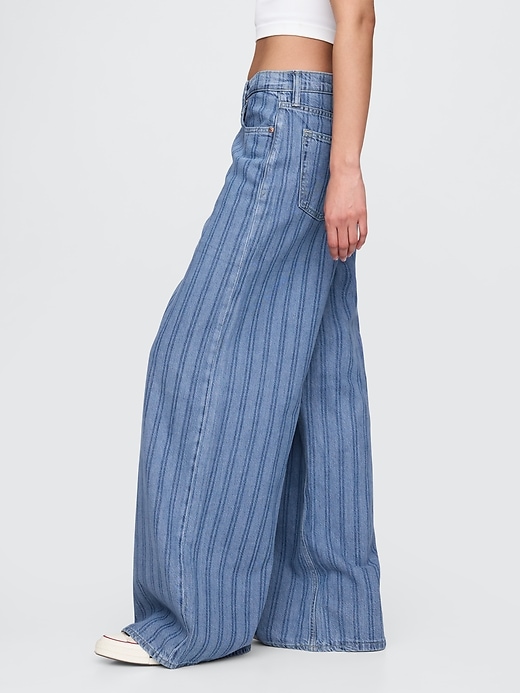 jeans larghi ultra morbidi a vita media